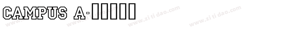 Campus A字体转换
